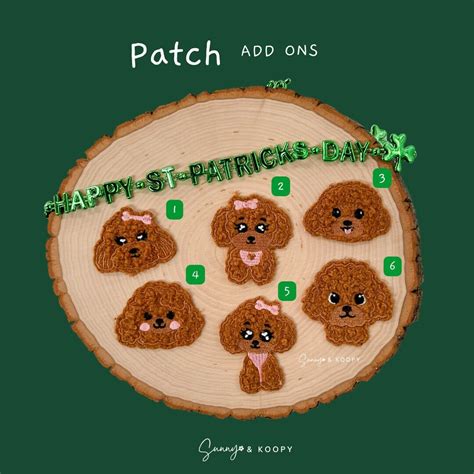 Custom Iron On Patch Add On Doodle Patch Cavapoo Patch Goldendoodle