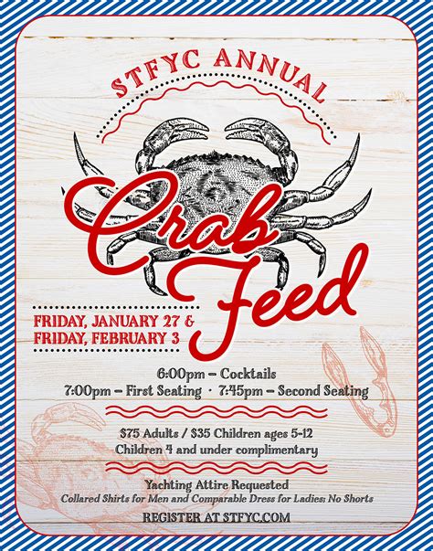 6pm Crab Feed 1 1272023 St Francis Yacht Club