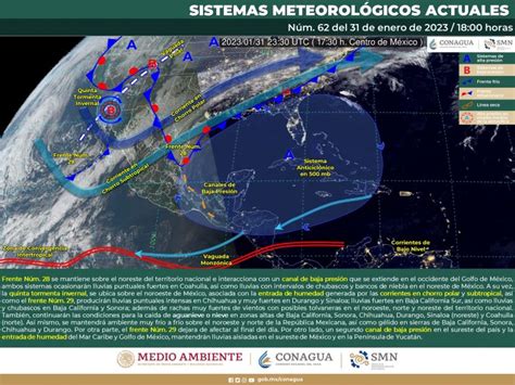 La Quinta Tormenta Invernal Se Desplazar Al Norte De La Rep Blica