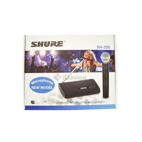 Радиомикрофон Shure SH-200 купить, беспроводной микрофон для караоке от ...