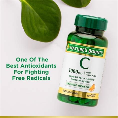 Natures Bounty Vitamin C 1000mg Immune Support Caplets 100 Ct Kroger