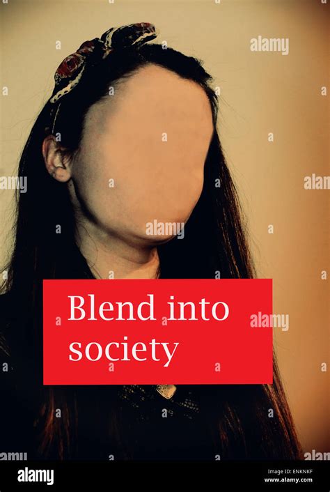Faceless Lack Identity Photoshop Photoshop Manipulation Hi Res Stock