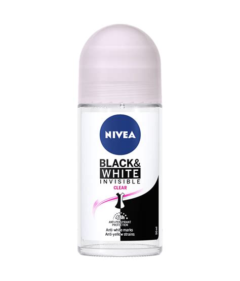 Black And White Anti Perspirant 50ml Roll On Nivea