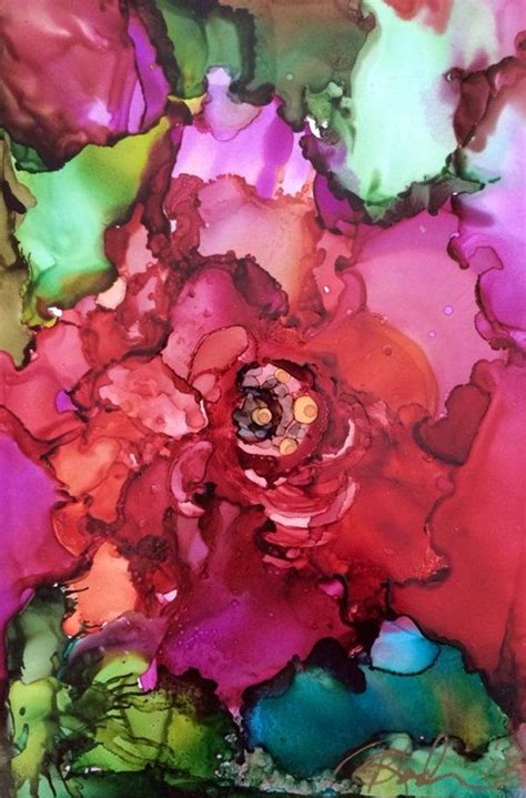 40 Ink Painting Ideas For Inspiration Bored Art Alcohol Ink Art