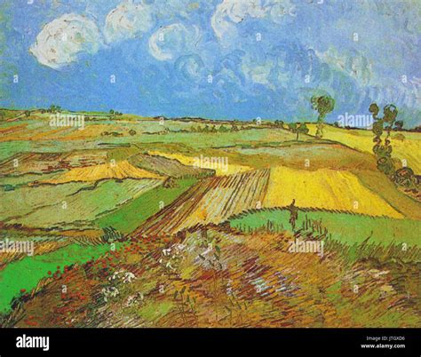 Vincent Van Gogh Wheat Fields After The Rain 1890 Stock Photo Alamy