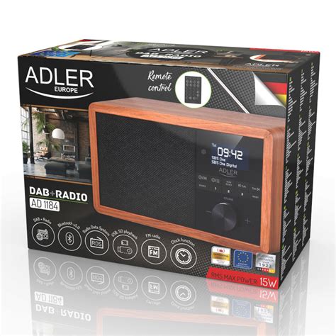 Adler Dab Radio Bluetooth Usb Alarm Fm Tr Dkk