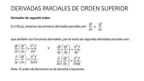 Derivadas Parciales En Funciones Escalares De Variable Vectorial De Dos