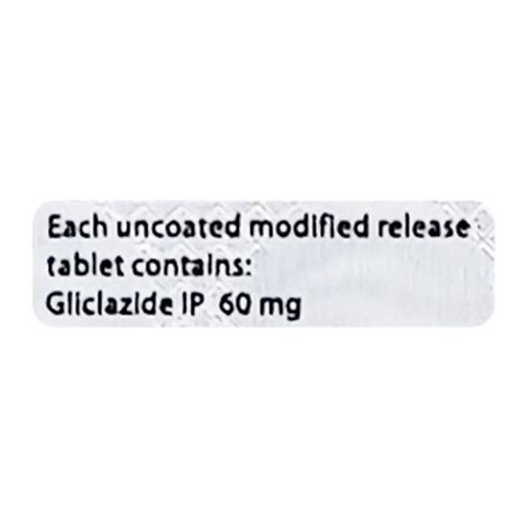 Glizid Mr 60mg Tablet 10s Price Uses Side Effects Netmeds