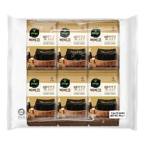 Bibigo Savoury Roasted Korean Seasoned Seaweed NTUC FairPrice