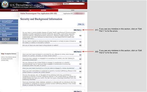 Ds 160 Sample Form For H4 Visa Mensdiva