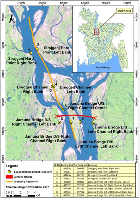 Jamuna River Map