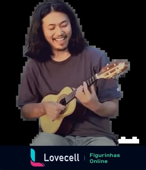 Figurinha Homem Tocando Cavaquinho Para WhatsApp Lovecell