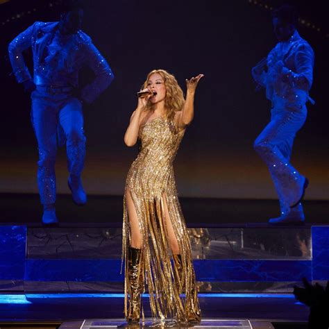 Kylie Minogue 56 Exudes Goddess Energy As She Dances In Dripping Gold