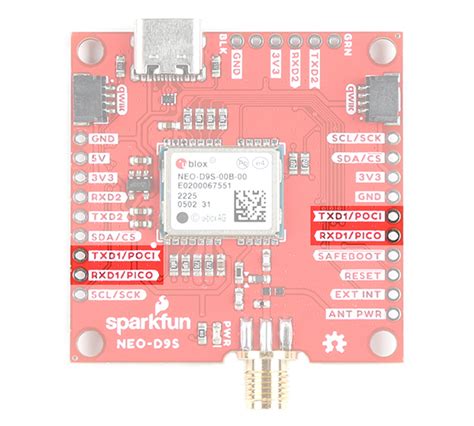 Gnss Correction Data Receiver Neo D9s Hookup Guide Sparkfun Learn