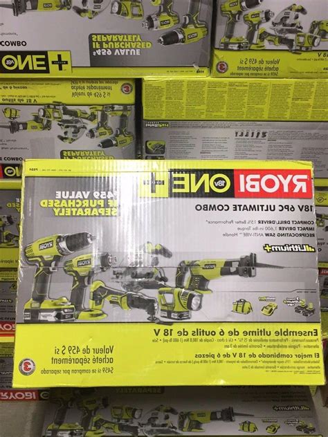 Ryobi P884 One Combination Lithium Ion Cordless Power