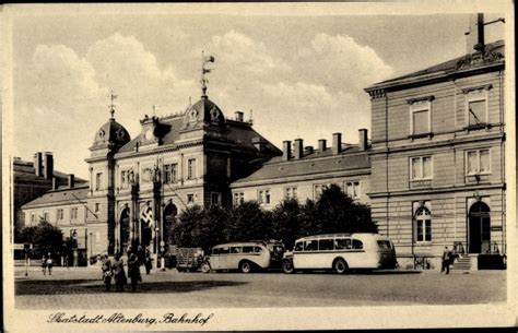 Ansichtskarte Postkarte Altenburg In Th Ringen Bahnhof Akpool De