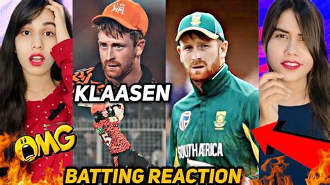 First Time Reaction On Heinrich Klassen Amazing Battingsrh South