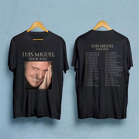 Luis Miguel Tour 2023 Shirt Luis Miguel Fan Shirt San Antonio Tx Fan