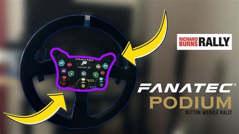 Fanatec Podium Button Module Rally On CSL DD Richard Burns Rally