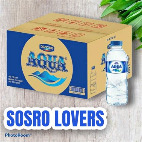 Jual AQUA Air Mineral 330ml 1 Karton Isi 24 Botol X 330ml Shopee