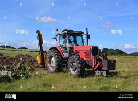 Massey Ferguson Mf 3650 Tractor Stock Photo Alamy