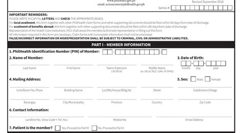 Philhealth Cf1 Form ≡ Fill Out Printable Pdf Forms Online