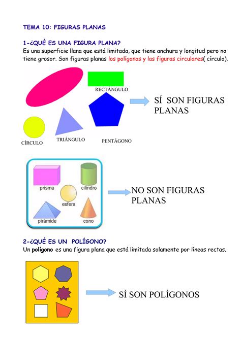 Figuras Planas Tema Pdf