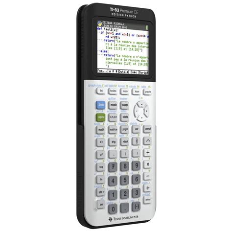 Calculatrice Graphique Texas Instruments TI83 Premium CE Edition Python