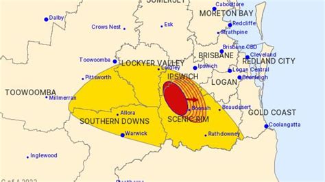 Queensland Weather Storms Hit South East Australia Day Forecast The