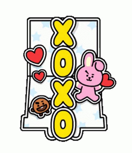 Bt21 Xoxo Sticker Bt21 Xoxo Cooky Discover Share GIFs