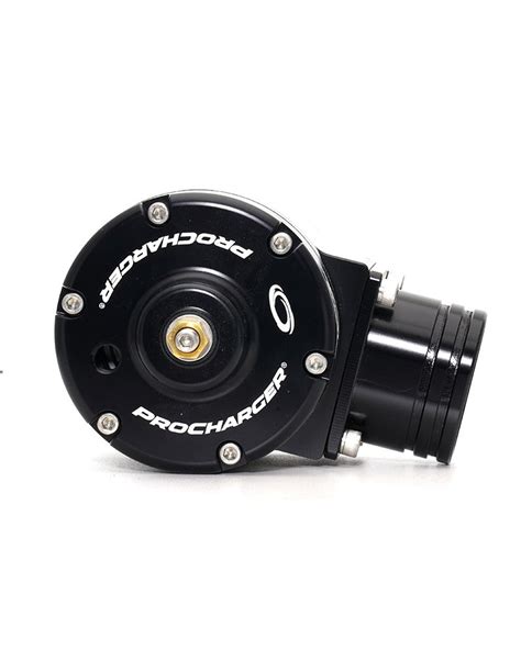 Ati Procharger Race Valve Closed W Aluminum Flange Black 3fass 003b