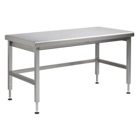 Table De Travail Inox Motoris E Pour Hauteur Variable