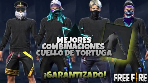 Top Mejores Combinaciones De Ropa Con El Cuello De Tortuga Free Fire