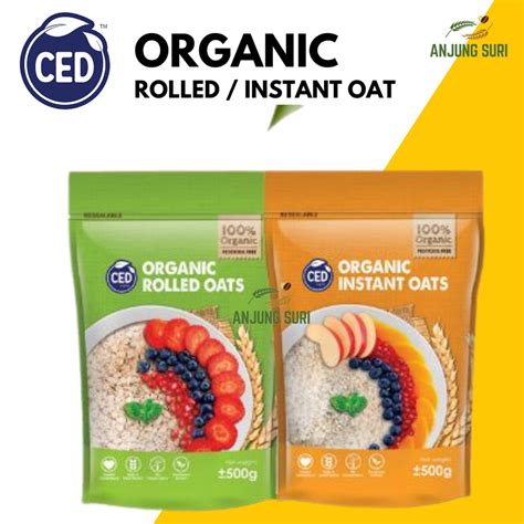 Organik Rolled Oat Ced Organic Rolled Oats Instant Oats Empingan