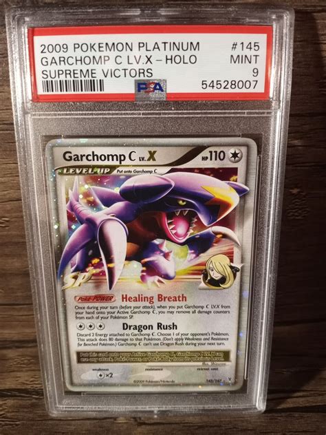 Garchomp C Lv X Platinum Supreme Victors Holo Pokemon Psa