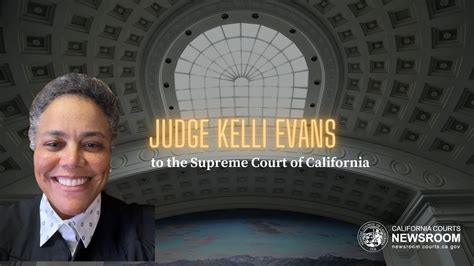 Commission On Judicial Appointments Judge Kelli Evans Youtube