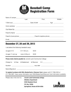 Fillable Online Camp Registration Form TemplateJotformCamp Registration