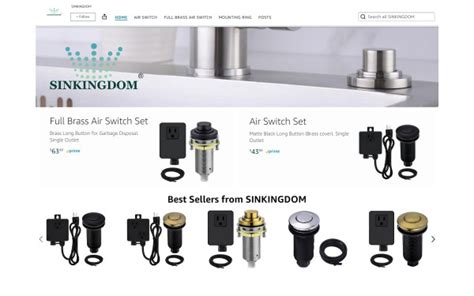 Sinkingdom Introduces Stylish Garbage Disposal Sinktop Air Switch Kit