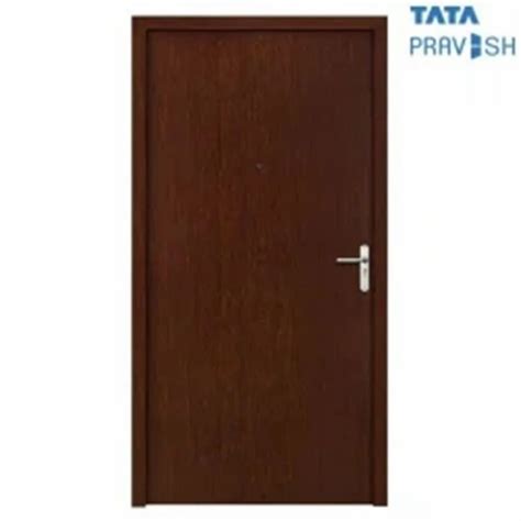 Tata Pravesh Plain Wood Finish Doors For Home Thickness Mm At Rs