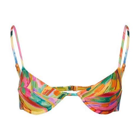 FARM Rio Colorful Banana Bikini Top Lyst