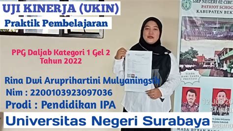 Video UKIN PPG DALAM JABATAN KATEGORI 1 GELOMBANG 2 Tahun 2022