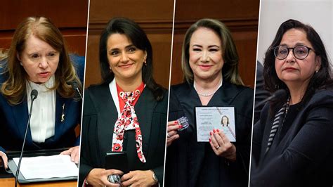 Ellas Son Las Cuatro Ministras De La Suprema Corte El Financiero