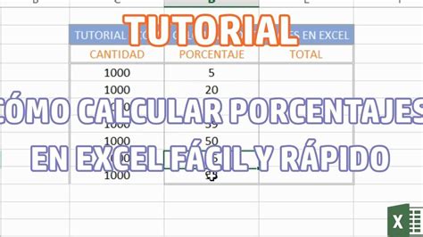 Aprende A Calcular Porcentaje En Excel De Forma Sencilla Y Rápida