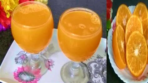 Orange Juice Recipe Fresh Juice Juice Recipe Farah With Kitchen