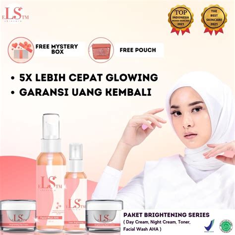 Jual Paket Skincare Bpom Cream Pemutih Wajah Cepat Glowing Brightening