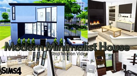 Minimalist Modern The Sims 4 Stop Motion Building Modern Newcrest