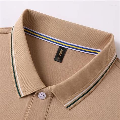 Men S T Shirts Summer Lapel Polo Shirt Short Sleeve Tops Men Business