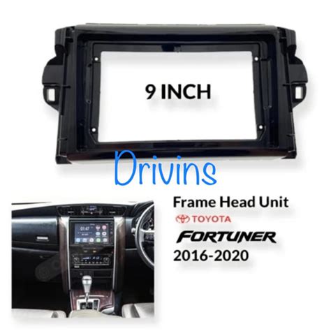 Jual Frame Head Unit Double Din Android Toyota Fortuner 9 Inch 2016