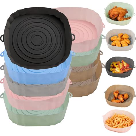 Pot De Friteuse Air En Silicone Antiadh Sif Tampon R Utilisable De