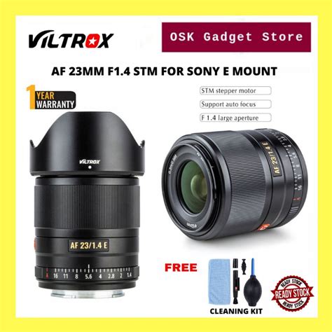 Viltrox Af 23mm F1 4 E Stm Auto Focus Prime Lens For Sony E Mount Aps